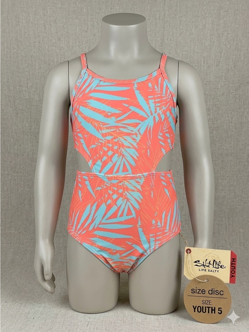 NWT Salt Life Girls Swimsuit One-Piece- Youth 5